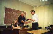 Delivery of the diploma